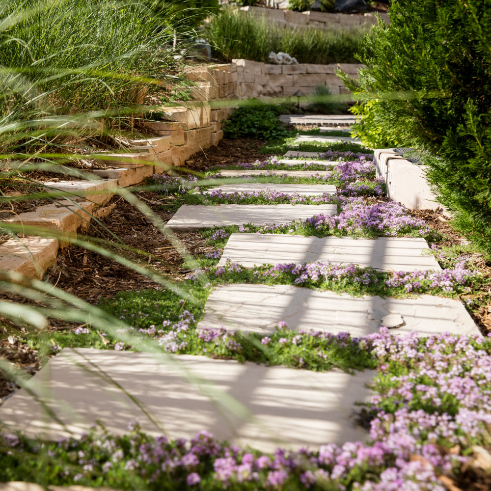 C&H Landscaping Flagstone Landscape Design