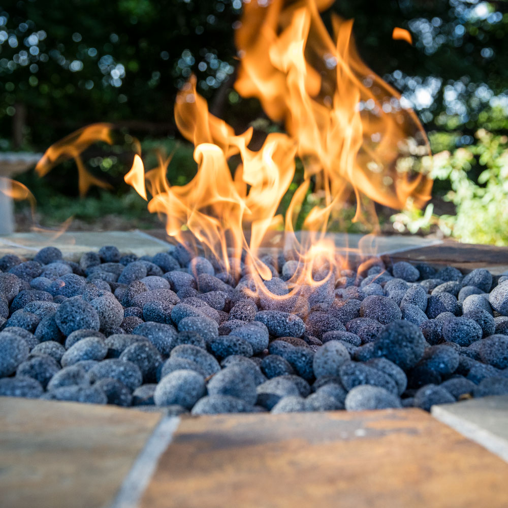 C&H Landscaping Fire Pit Landscape Design