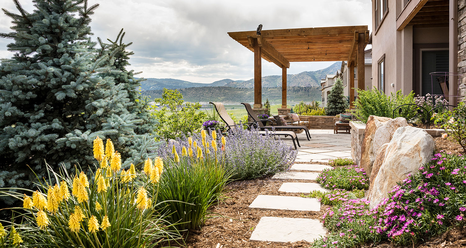 Custom Landscape Design Outdoor Patio