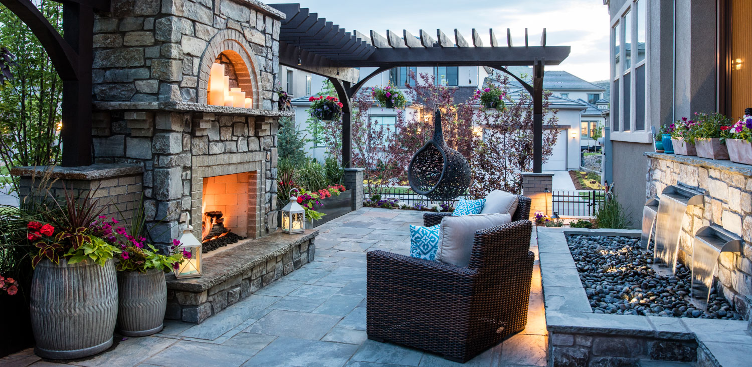 Custom Landscape Design Outdoor Patio