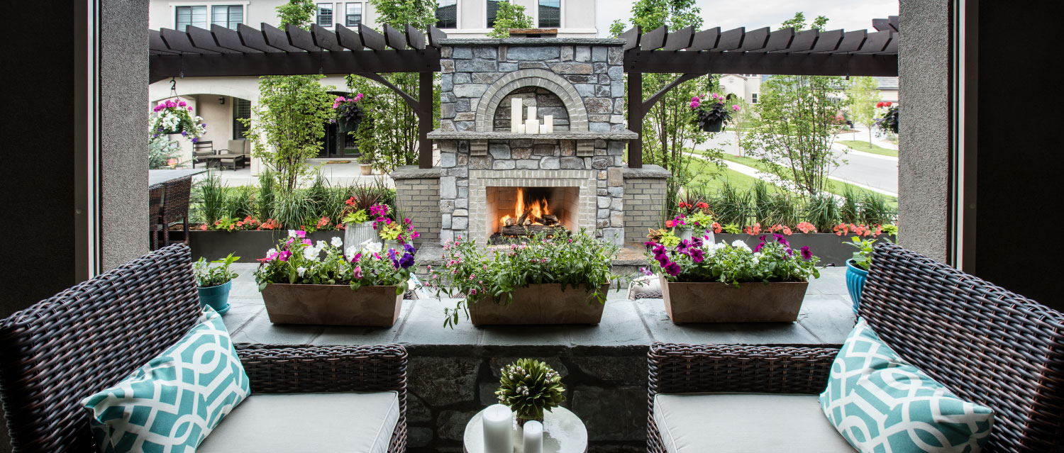 Custom Landscape Design Outdoor Patio